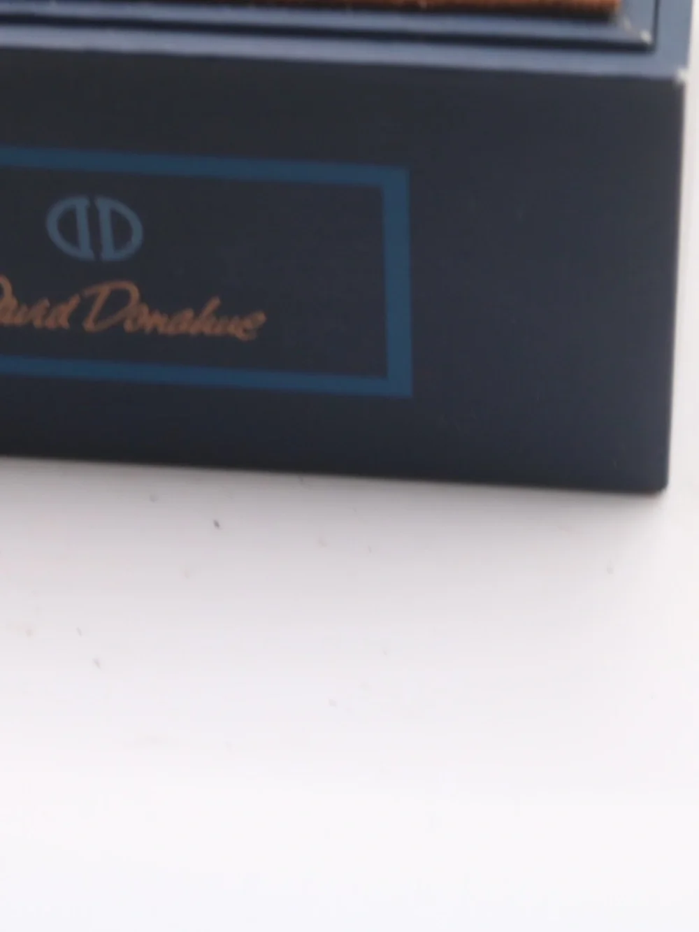 DAVID DONAHUE STERLING SILVER BLACK ONYX CUFFLINKS SHIRT STUD SET NWT